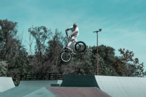 Compétition de BMX en France
