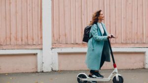 Trottinette électrique en ville