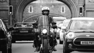 moto en ville