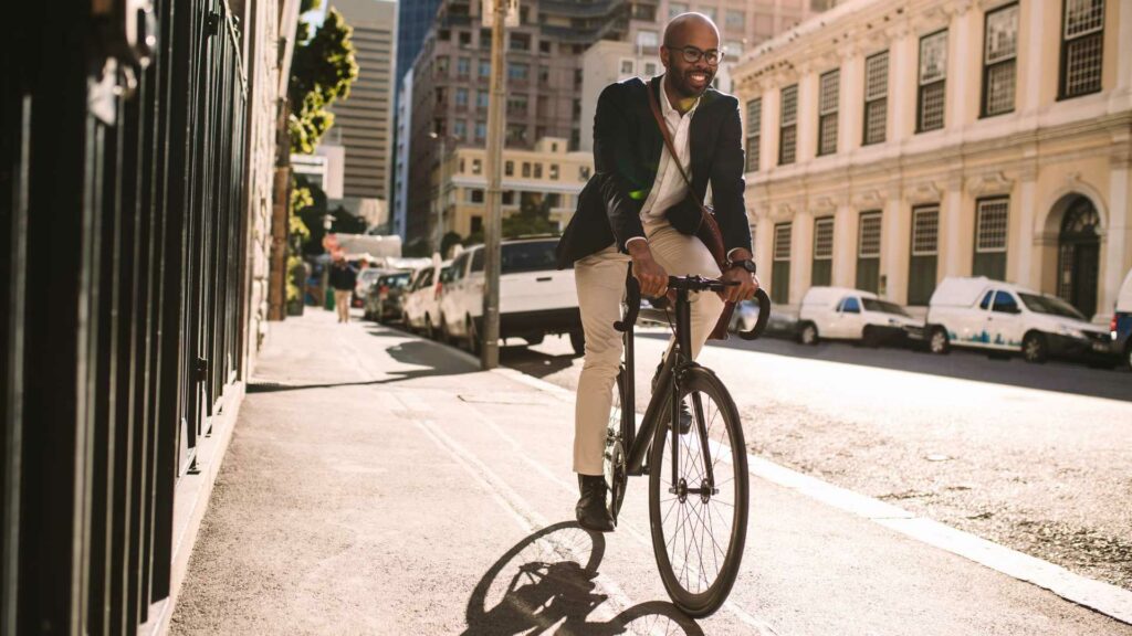 cycliste en ville